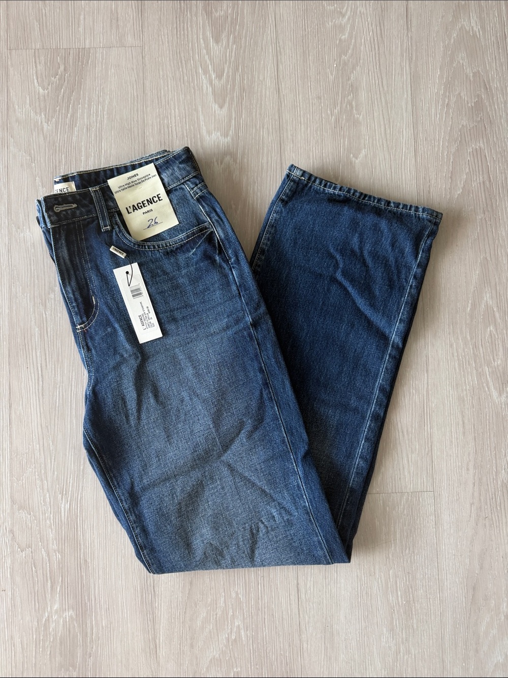 L Agence Paris Jeans Ultra High Rise Stovepipe